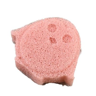 quality 8*6*2.5 Esponja de Konjac Corpo macio Cor rosa Durável e de forma retangular factory